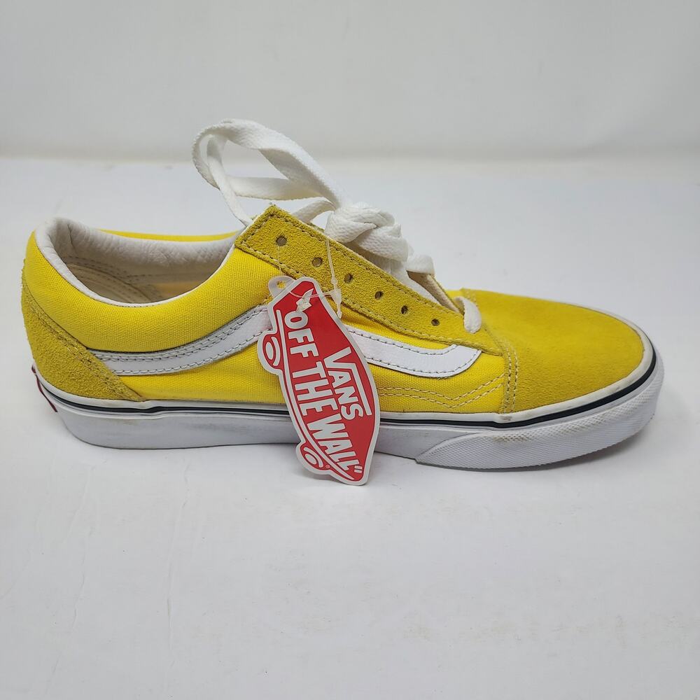 NEW Vans Classic Style Yellow Lace Up Size 6.5 - Picture 5 of 9